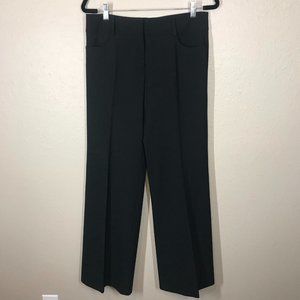 Trina Turk Black Straight Leg 33" Inseam Trousers